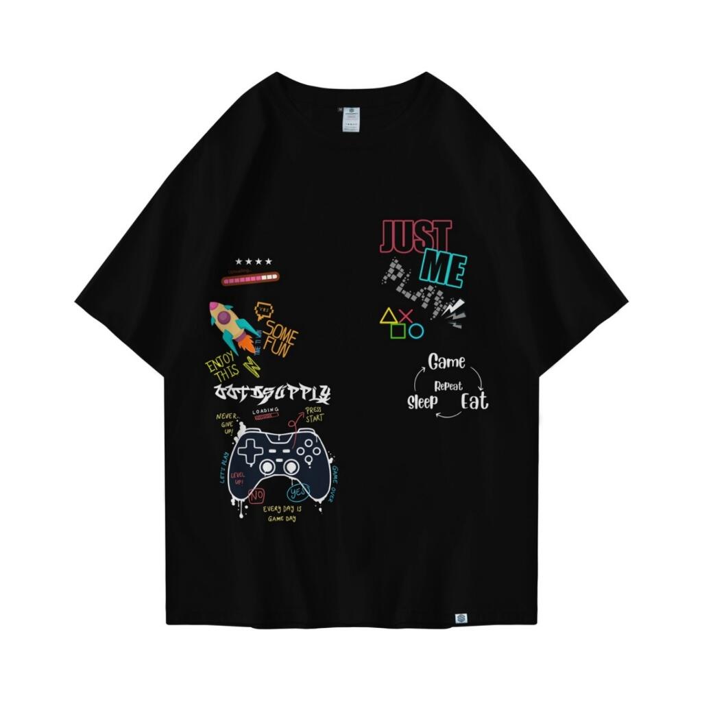 10 Rekomendasi Kaos Oversize Warna Hitam Kekinian dari Brand Lokal
