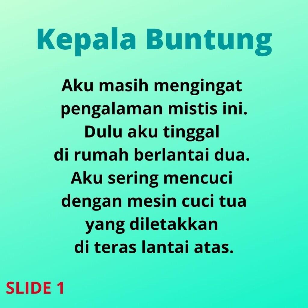 Paranormal Experience, Kepala Buntung