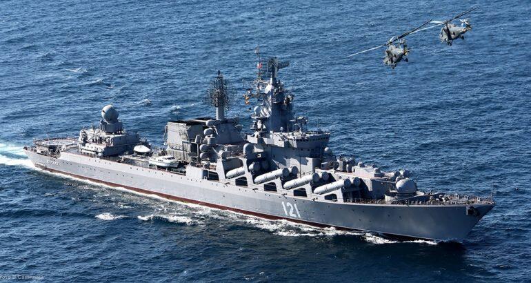 Alami Kebakaran dan Kerusakan Berat, Kapal Penjelajah RTS Moskva DinyatakanTenggelam