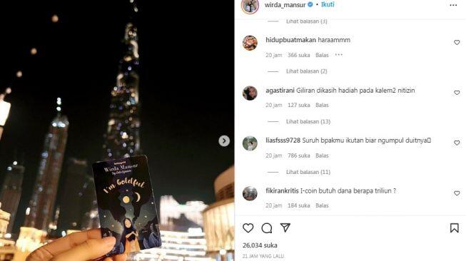 Wirda Mansur Adakan Giveaway Emas, Ustaz Yusuf Mansur Diminta Ikutan: