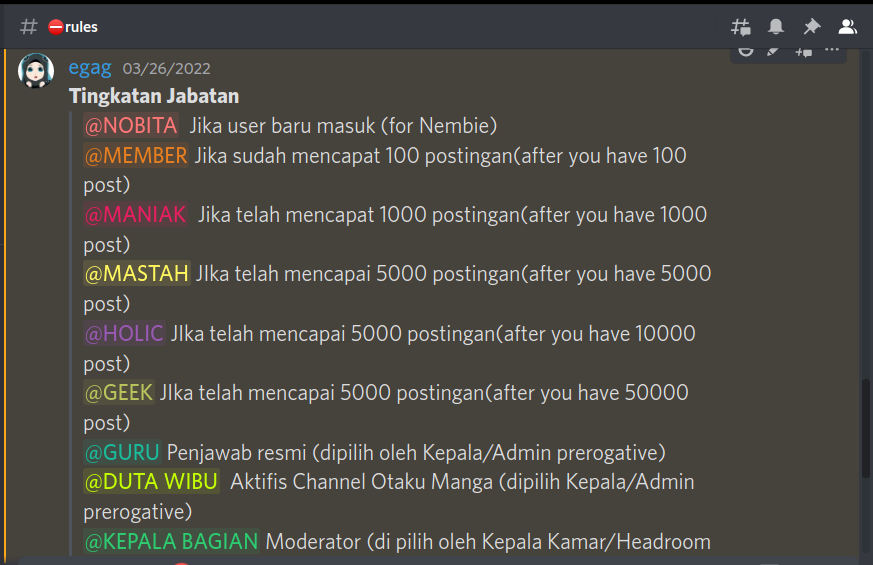 &#91;OFFICIAL&#93; DISCORD SERVER (DEBATE FORUM + OTAKU CORNER)