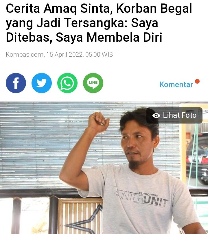 Beginilah Akibat dari Korban Begal yang Malah Jadi Tersangka