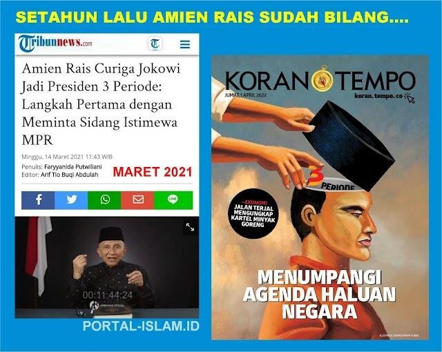 Minta Mahasiswa Demo Setiap Minggu, Amien Rais: Anda Menegakkan Kebatilan