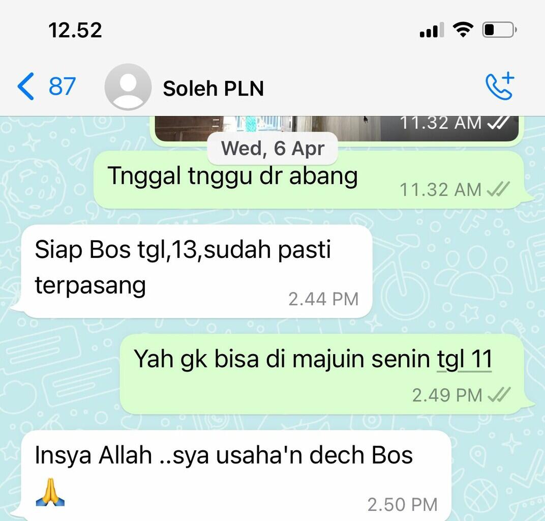 HELP !! OKNUM PLN PASANG BARU BAWA KABUR DUIT 11 JUTA SAYA , HARUS BAGAIMANA ?