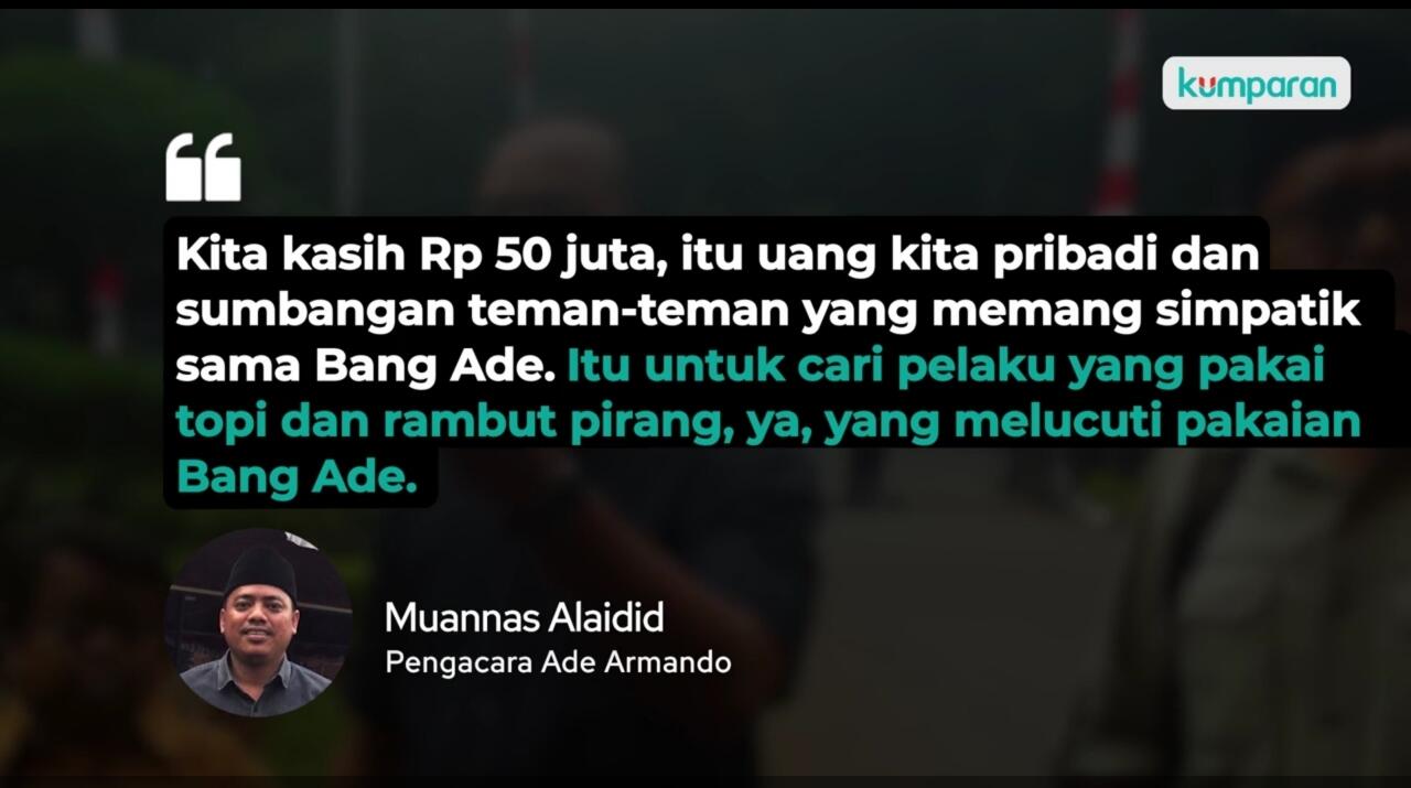 Tidak Main-Main! Muannas Membuka Sayembara Tangkap Pelaku yang Melucuti Ade Armando