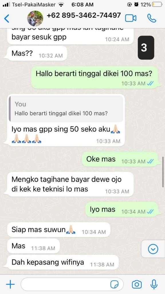 Sales Dan Team Teknisi MNC Play Menipu