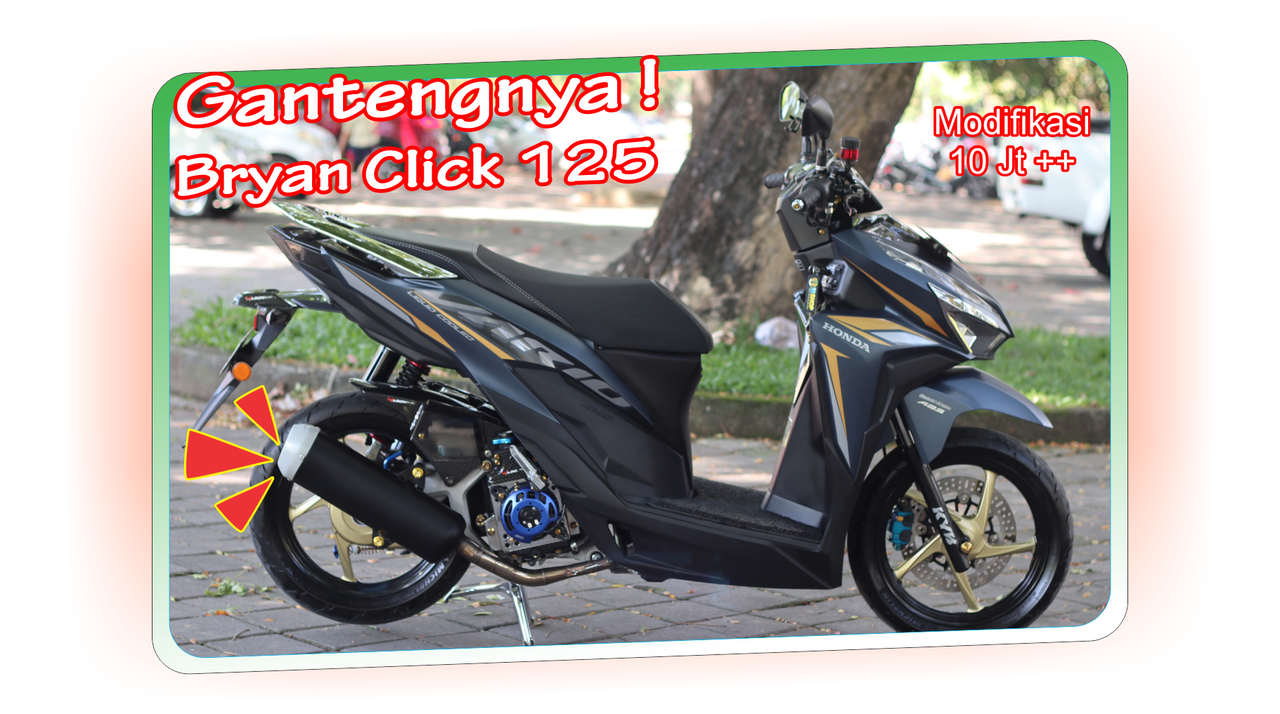 Makin Keren Modif new Vario 125 Warna Biru Matte