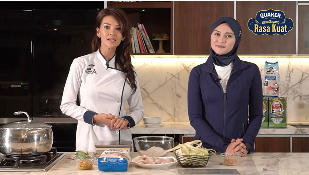 Farah Quinn Membuat Ketupat yang Lebih Sehat Bareng Artis yang Mirip Melody GM JKT48