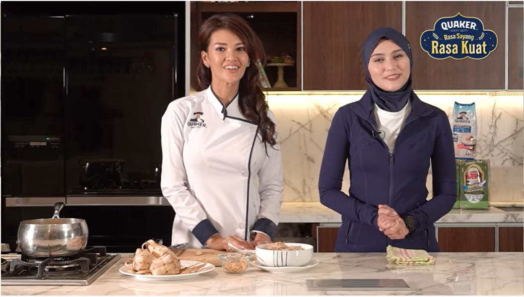 Farah Quinn Membuat Ketupat yang Lebih Sehat Bareng Artis yang Mirip Melody GM JKT48