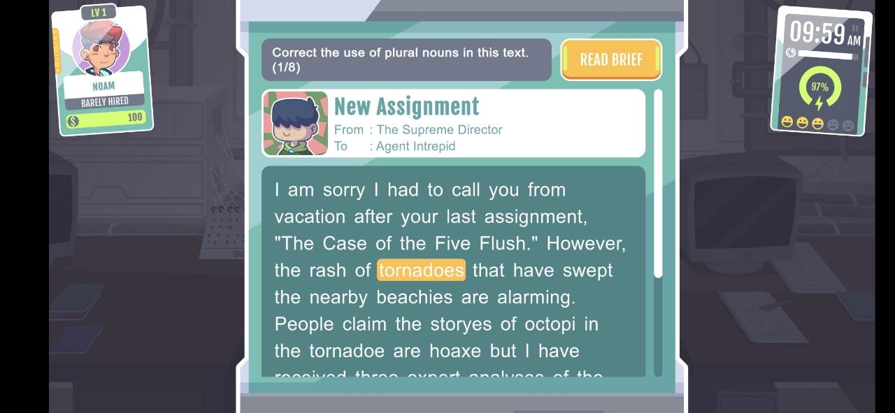 &#91;Android/Ios&#93; Bermain Dan Belajar Di Game &quot;Grammarian Ltd&quot;