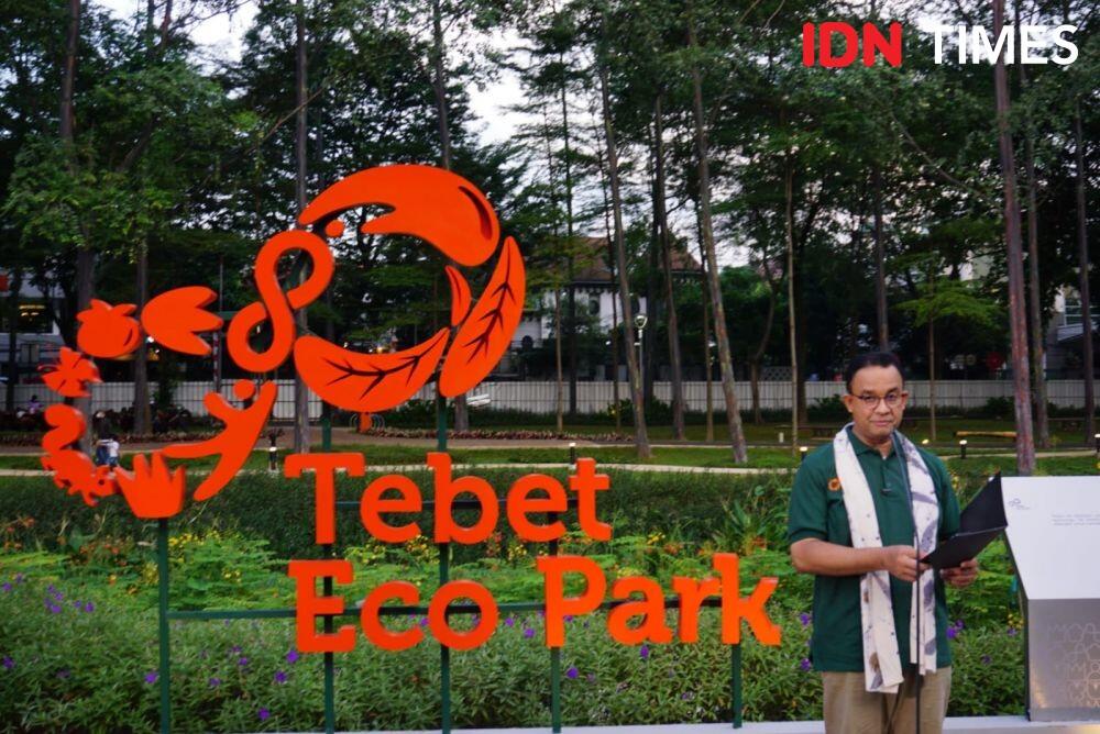 Anies: Tebet Eco Park Contoh Naturalisasi Sungai Terintegrasi