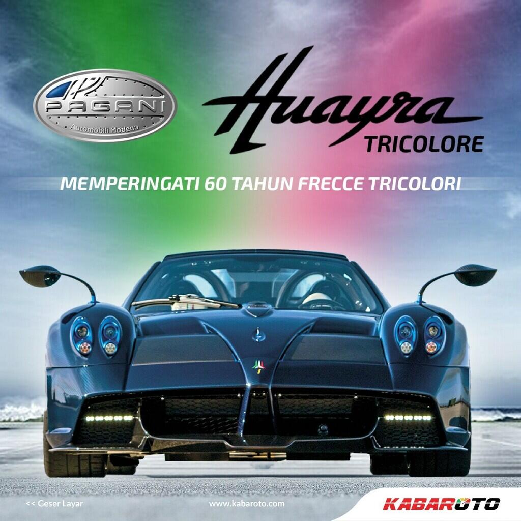 Bisa Dihitung Jari, Ini Pagani Huayra Tricolore