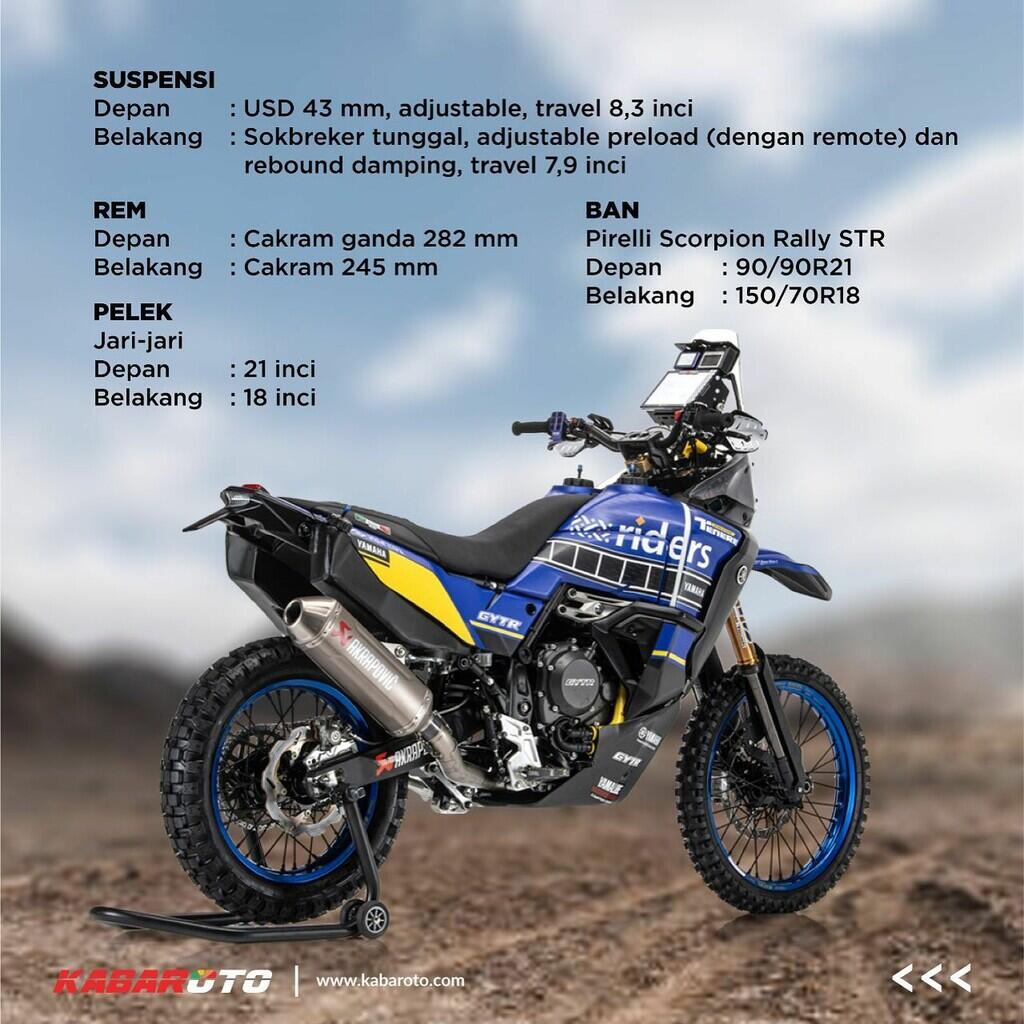Yamaha Akan Menjajal Tenere 700 World Raid Di Ajang Africa Eco Race 2022