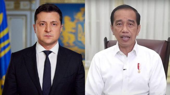 Presiden Jokowi Tolak Permintaan Bantuan Persenjataan yang Diajukan Presiden Ukraina