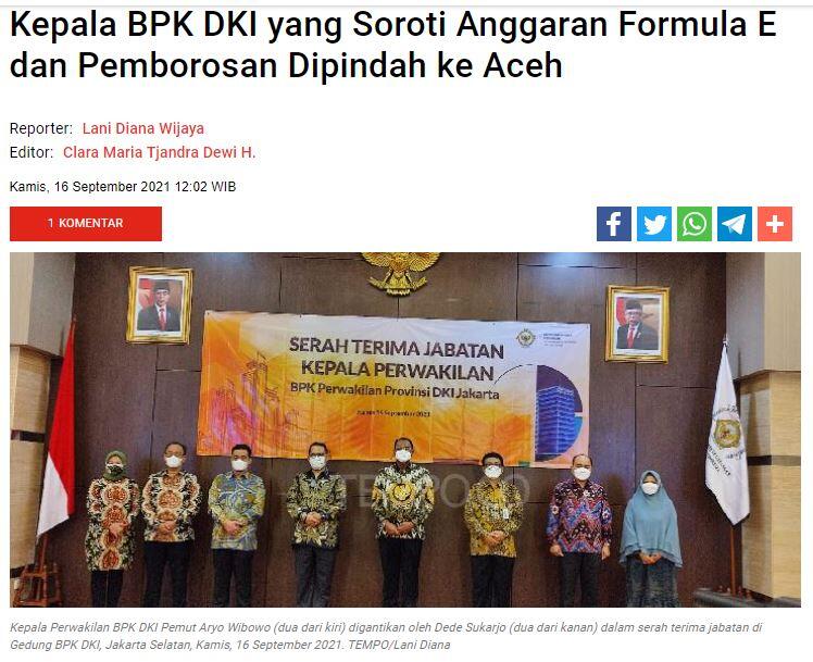 Catatan KPK untuk BPK Cegah Jual Beli WTP