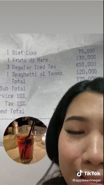 Minum 3 Gelas Es Teh Manis Di Restoran, Bayar Rp 450 Ribu Lebih Mahal Dari Spaghetti