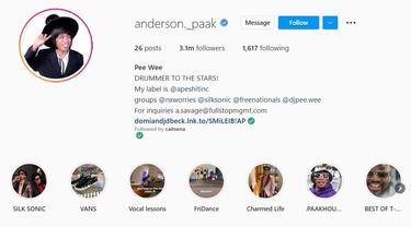 Anderson .Paak Ganti Profile Picture Instagram Jadi Foto Pak Tarno,