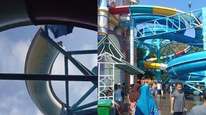 Perosotan Waterpark Surabaya Ambrol dan Celakakan Pengunjung, Harap Jadikan Pelajaran