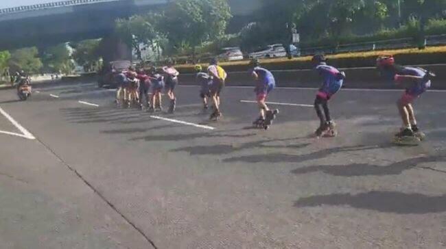 Viral Rombongan Sepatu Roda di Tengah Jalan Gatsu, Wagub DKI Singgung Arogansi