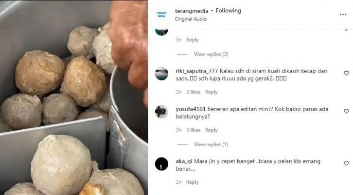 Waspada Jajan Baso,Mulai dari Berbahan Daging Tikus Sampai Berbelatung Sering Ditemui