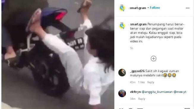 Wajib Waspada, Ini Beberapa Kecelakaan yang Dialami Perempuan Saat Dibonceng Motor