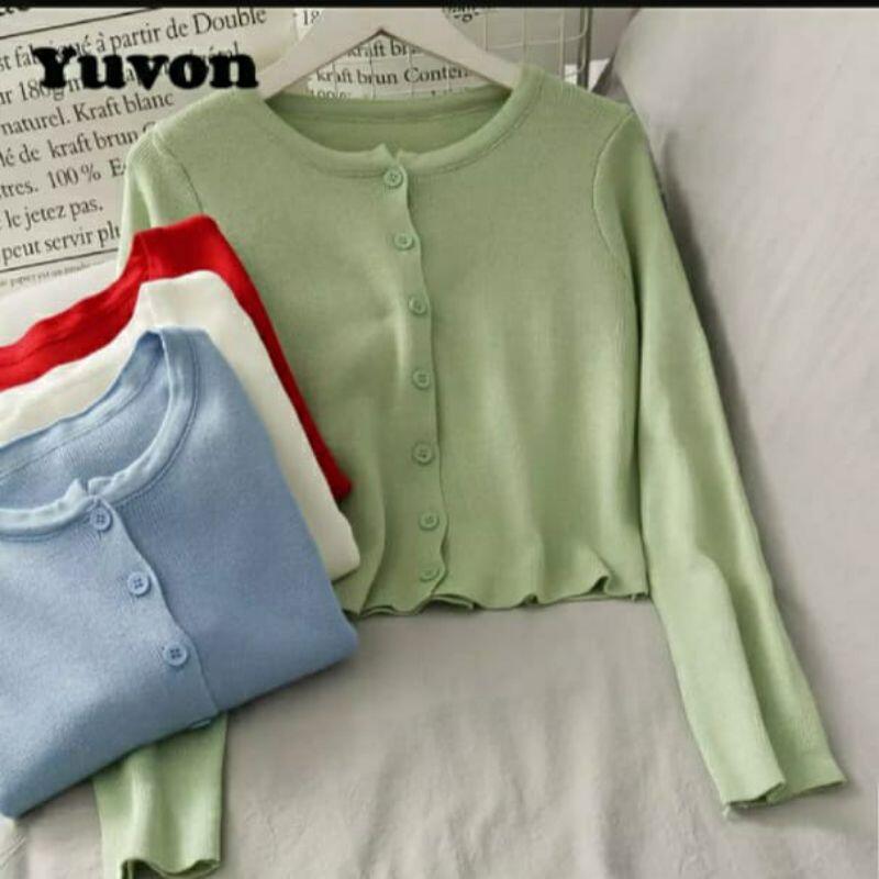 5 Rekomendasi Cardigan Crop Top Korean Style, Kece Parah!!!