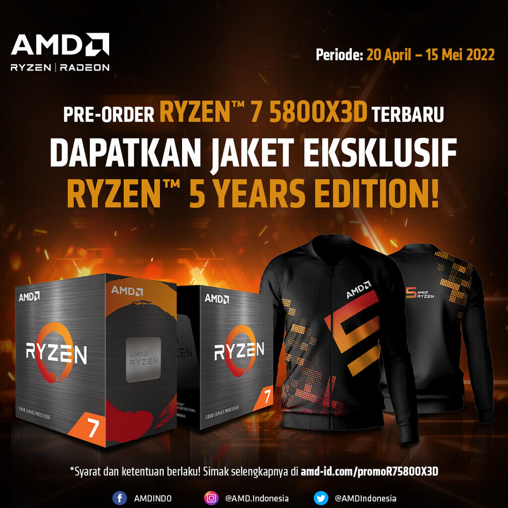 Beli Prosesor AMD Ini Bisa Dapet Bonus Jaket Eksklusif Gan!