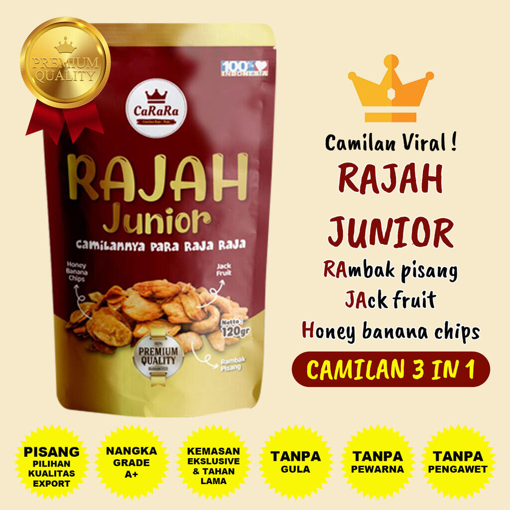 Keripik Nangka Pisang CaRaRa RAJAH Renyah Enak Nikmat Tanpa Pengawet