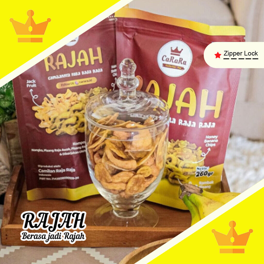 Keripik Nangka Pisang CaRaRa RAJAH Renyah Enak Nikmat Tanpa Pengawet