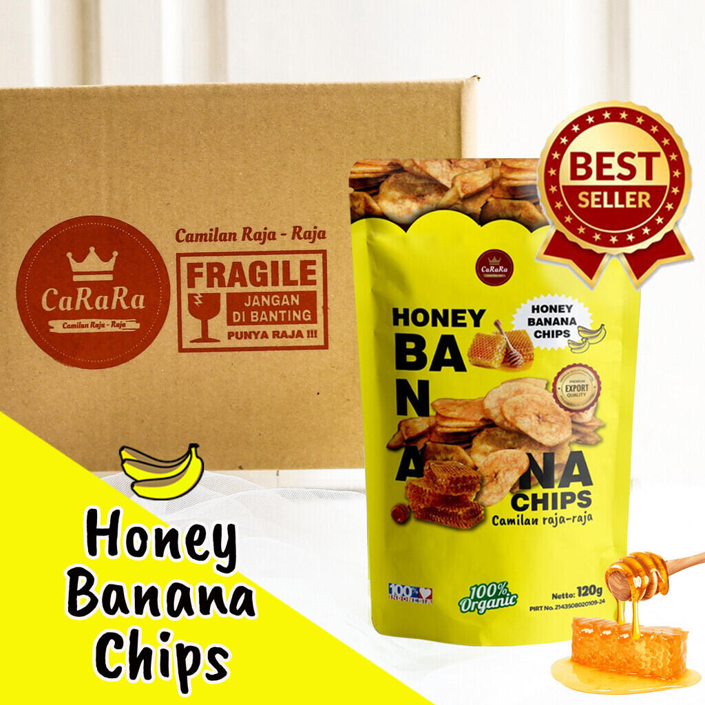 Keripik Pisang CaRaRa Honey Snack Renyah Enak Nikmat Tanpa Pengawet