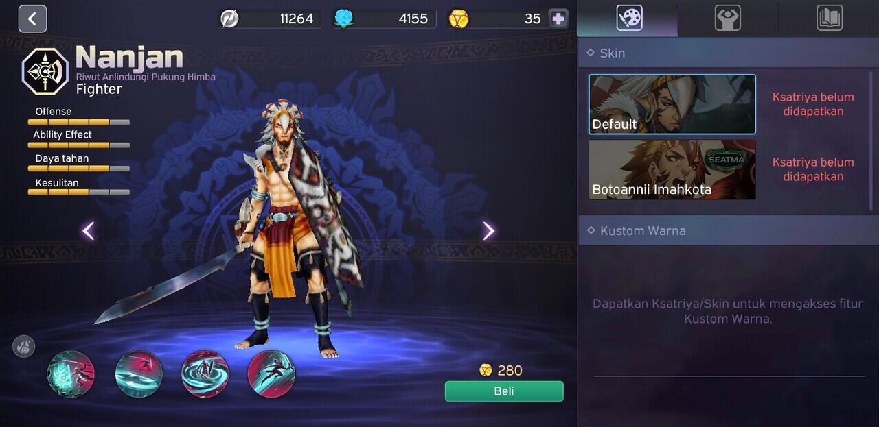 Lokapala update Ksatriya baru "Nanjan" dan Anniversary yang ke-2