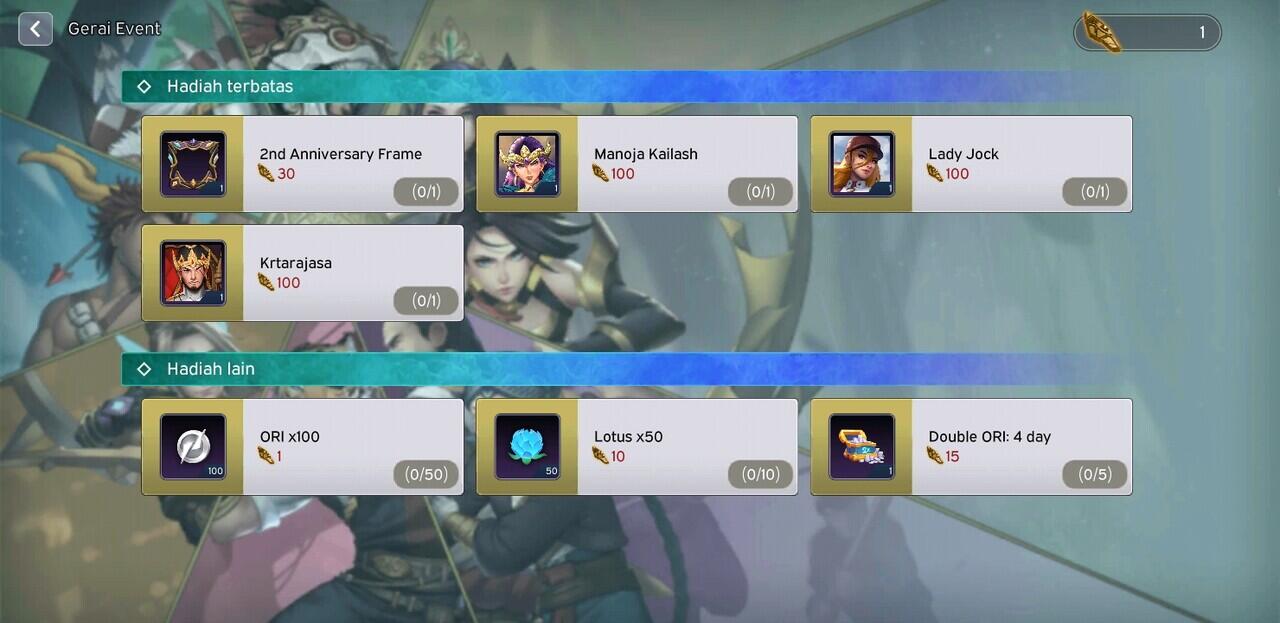 Lokapala update Ksatriya baru &quot;Nanjan&quot; dan Anniversary yang ke-2