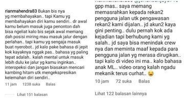 Pengemudi Kesal Dipepet Bus di Jalan Tol, Malah Dikomen Balik Oleh Bos Muda PO 