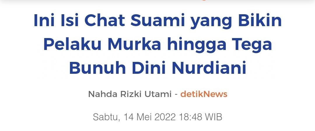 Terkuak! Pelaku Pembunuhan Dini Wanita Jakbar Ternyata Istri Sang Kekasih