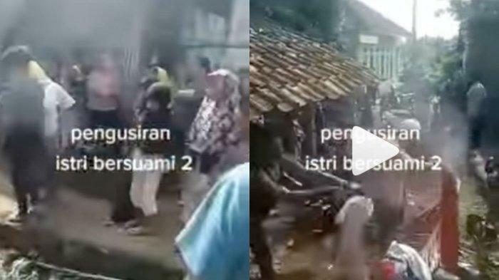 Warga Usir Istri Bersuami Dua, Barang-barang Dibakar