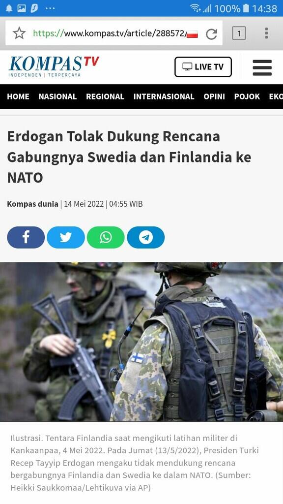 Erdogan Tolak Dukung Rencana Gabungnya Swedia dan Finlandia ke NATO