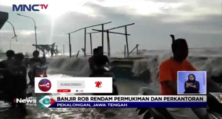 Postingan Warganet tentang Kondisi Banjir Rob di Kota Pekalongan