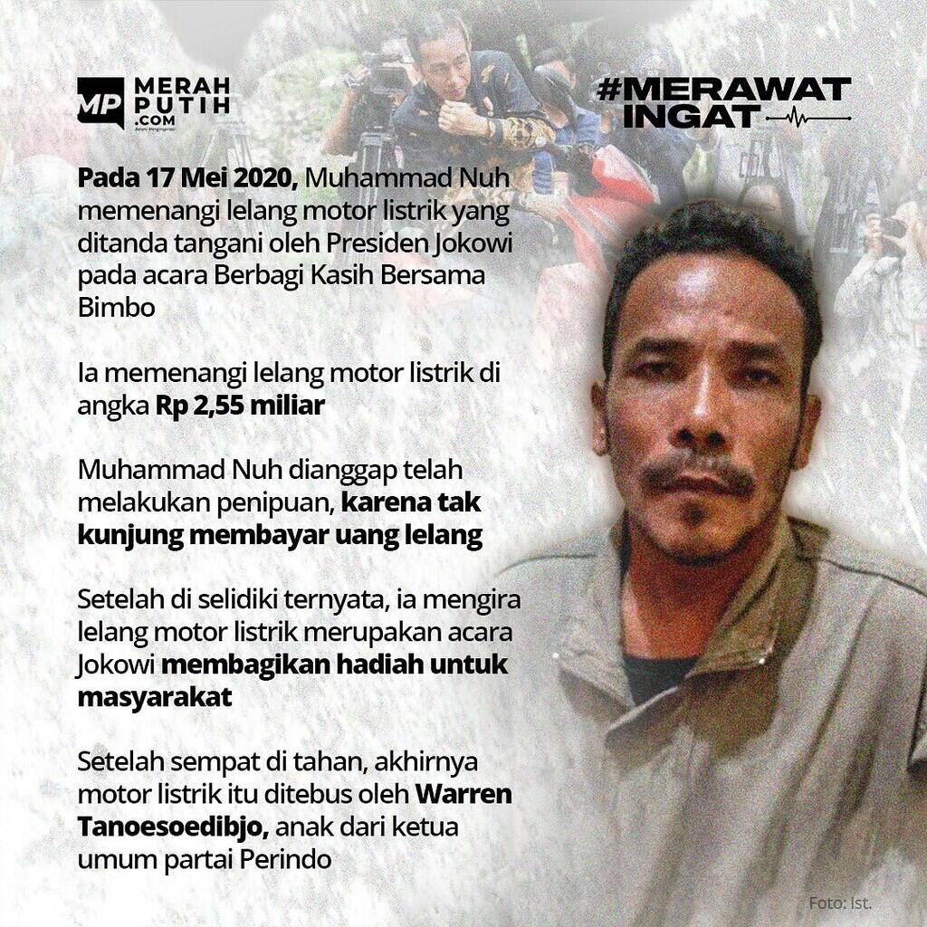 Prank Muhammad Nuh Menang Lelang Motor Listrik Jokowi