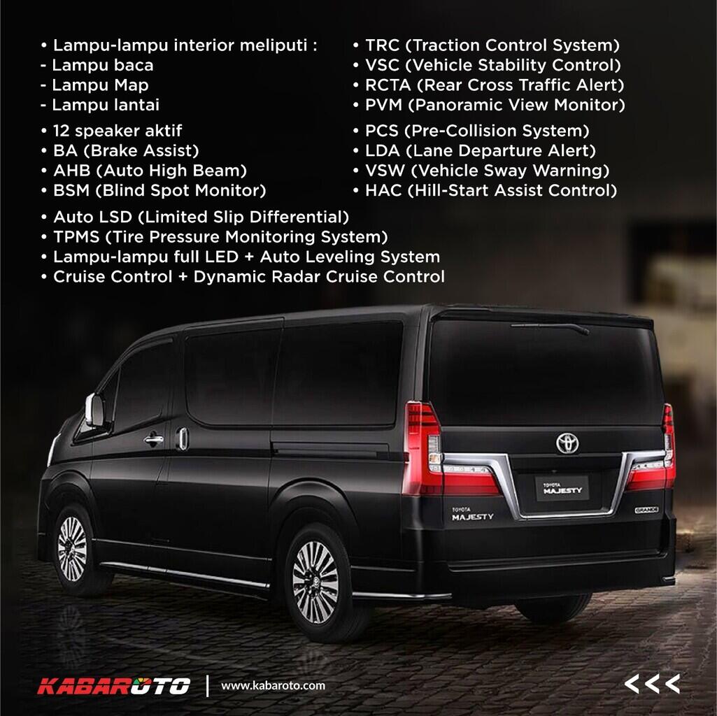 Toyota Majesty Bila Alphard Kurang Luas Dan Mewah