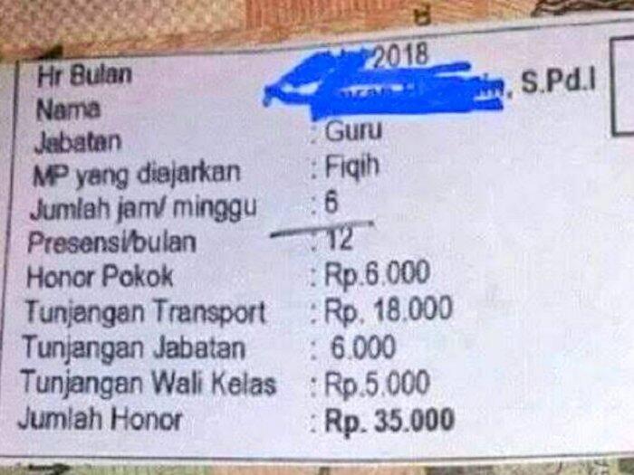 Gaji Guru Honorer, Udah Tahu Bikin Pedih tapi Kok Maksa, kan Bisa Pindah Kerja