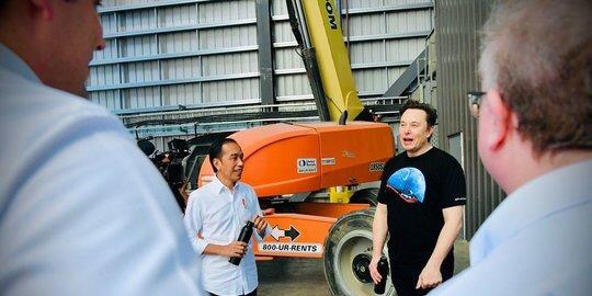 4 Fakta Unik Saat Pertemuan Jokowi dengan Orang Terkaya Dunia Elon Musk