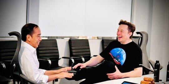 4 Fakta Unik Saat Pertemuan Jokowi dengan Orang Terkaya Dunia Elon Musk