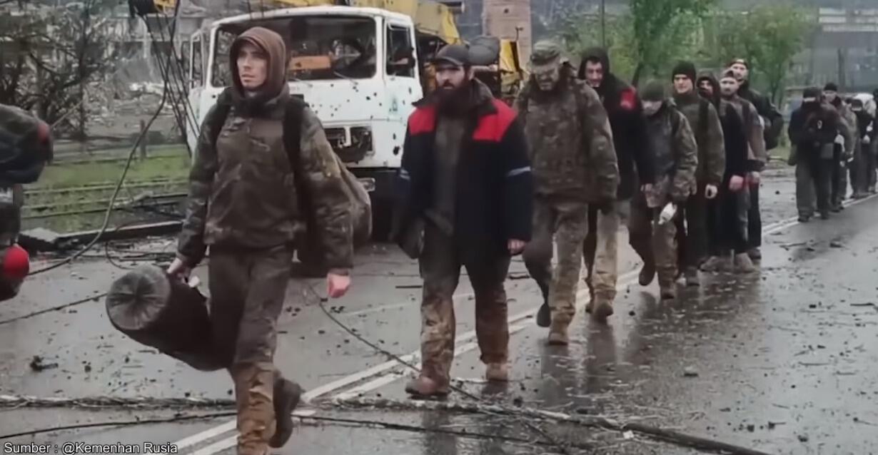 Lagi, 771 Tentara Ukraina di Mariupol Menyerahkan Diri