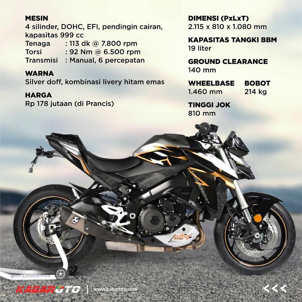 Suzuki GSX-S950 R, Spesial Sambut MotoGP Prancis Ada 50 Unit