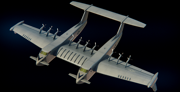 Liberty Lifter - Konsep Pesawat Amfibi yang Ditawarkan DARPA Untuk Militer AS