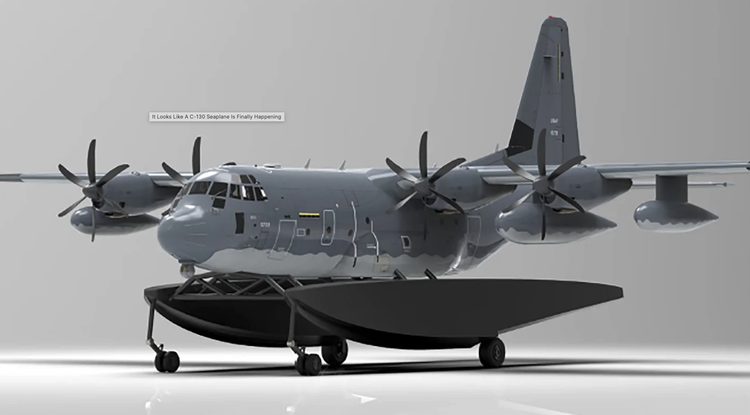 Liberty Lifter - Konsep Pesawat Amfibi yang Ditawarkan DARPA Untuk Militer AS