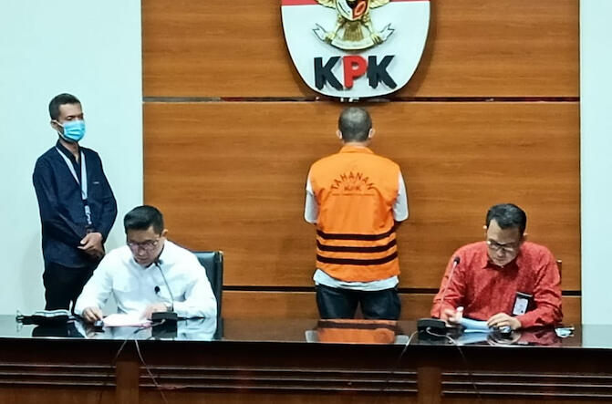 KPK Tahan Mantan Dirjen Hotikultura Kementan Hasanudin Ibrahim
