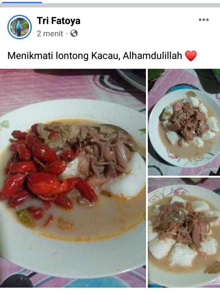 Makan Lontong Kacau dan Lodeh Nangka Muda, Duh Pengen Nambah lagi!