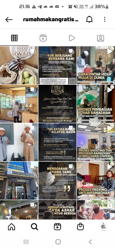 Ada Rumah Makan Gratis Di Bandung Selatan