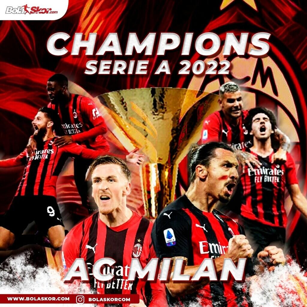 Hasil dan Klasemen Akhir Serie A 2021-2022: Milan Juara, Cagliari Turun Kasta